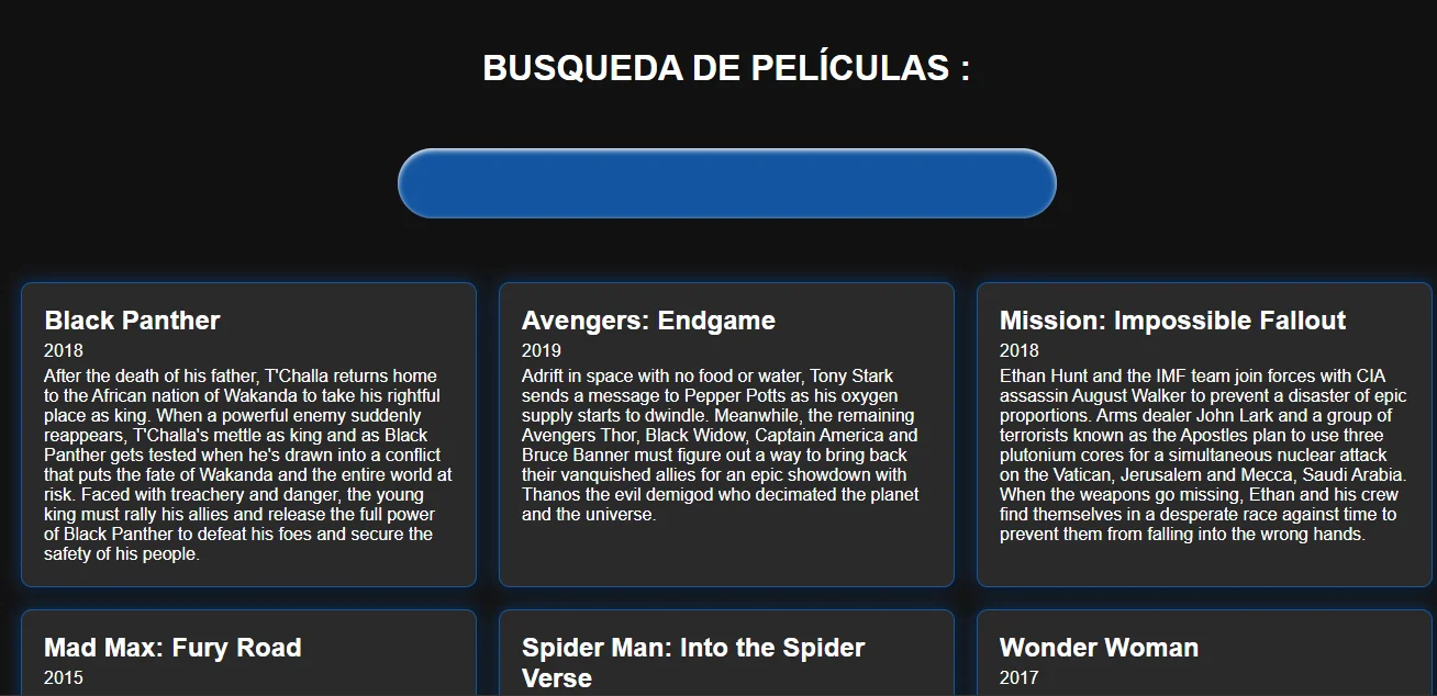 imagen de proyecto de busqueda indexada sobre peliculas